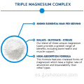 Suplemento de magnesio orgánico soporte inmume salud